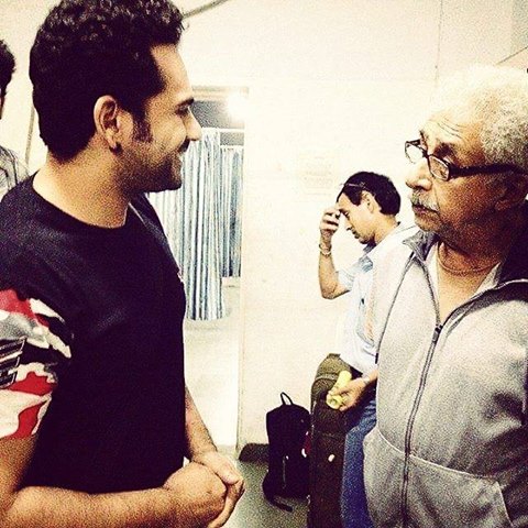 Gaurav Nanda & Naseeruddin Shah | The India Gaurav Nanda and Naseeruddin Shah are pictured in conversation, capturing a moment within India's vibrant arts scene.