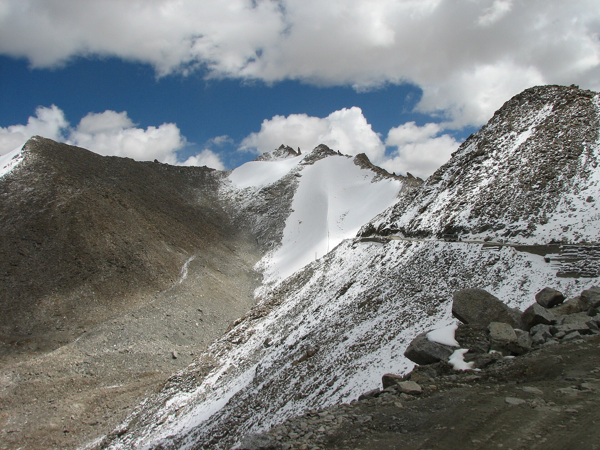 Ladakh Mountain Passes | The India Snowy mountains and rugged terrain define the landscape of Ladakh, offering incredible travel experiences in India.